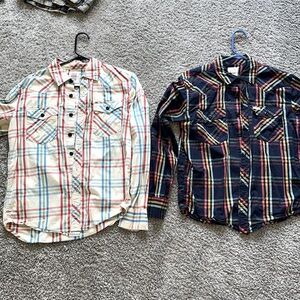 Two! Mens topo designs button downs